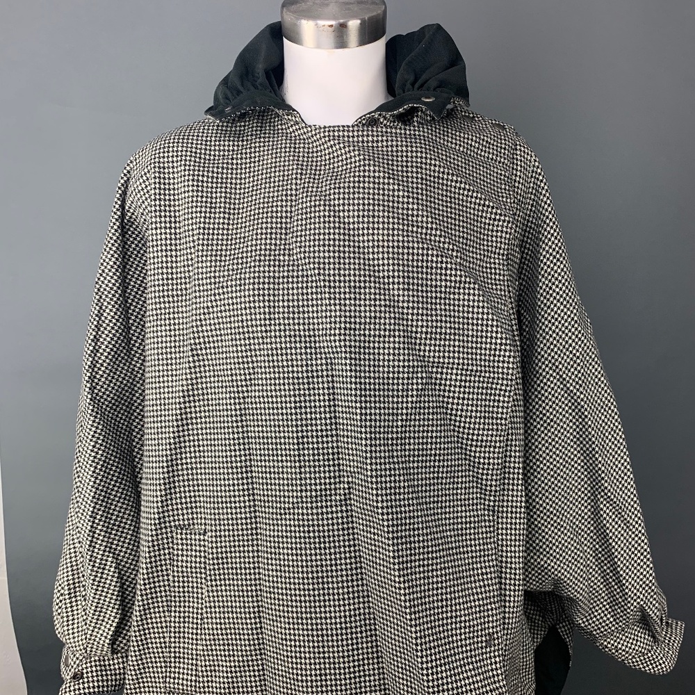 Vintage Gray Winter Cape
